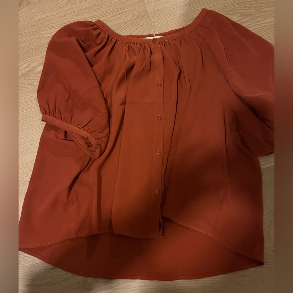 Abercrombie & Fitch Women's Rust Blouse